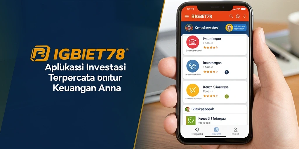 Tampilan antarmuka utama BIGBET78 dengan fitur investasi yang lengkap.