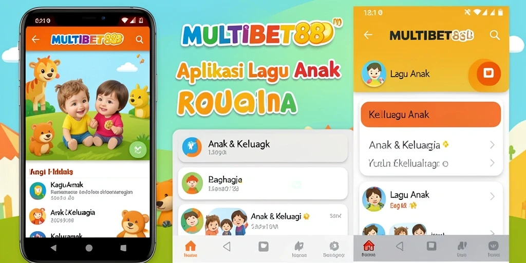 Tampilan antarmuka aplikasi MULTIBET88 untuk Lagu Anak yang ramah pengguna.