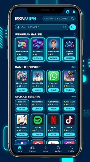 Tampilan katalog aplikasi rsnvip6